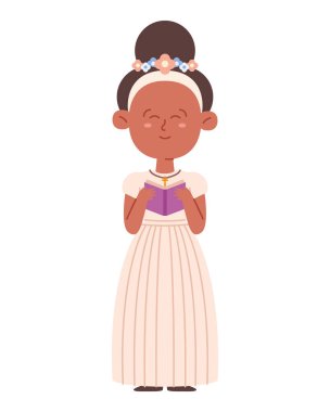 İlk cemaatte dua eden kız izole edilmiş.