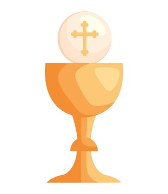 İlk komünyon kadehi ve ev sahibi izole edildi.