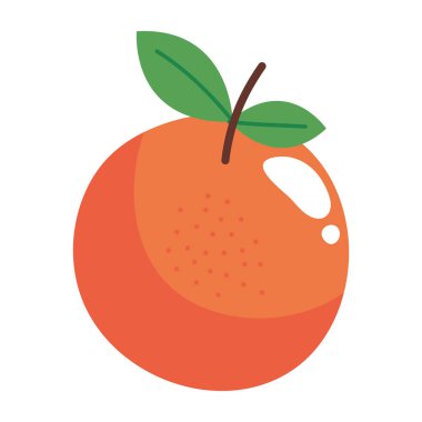 yeşil yaprak taze turuncu meyve