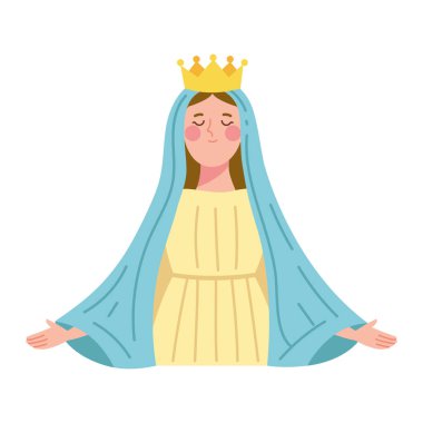 Meryem Ana 'nın dua edişinin tasviri