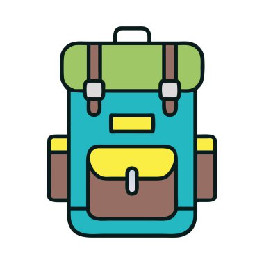 Yürüyüş ve kamp için dayanıklı ve ferah bir sırt çantası