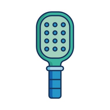 Rekabetçi ve eğlence oyunları için kullanılan spor padel raketi