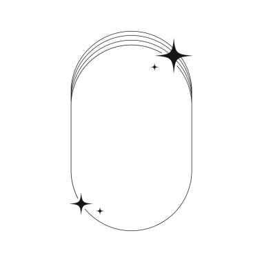 Tek renkli çerçeve, izole edilmiş tasarımı süsledi