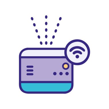 Temiz hava için kablosuz kontrollü akıllı bir hava temizleyici.