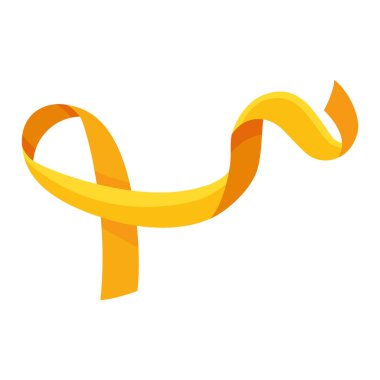 Akan sarı kurdele farkındalığı ve çocukluk kanseri desteğini simgeliyor.