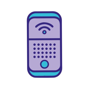 İletişim için kablosuz bağlantıya sahip akıllı bir dahili iletişim sistemi