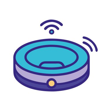 Temizlik otomasyonu için kablosuz kontrolü olan akıllı bir robot vakumu