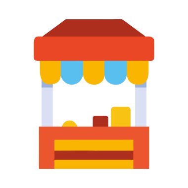 Su parkında ya da sahilde yiyecek ve içecek satan küçük bir büfe.