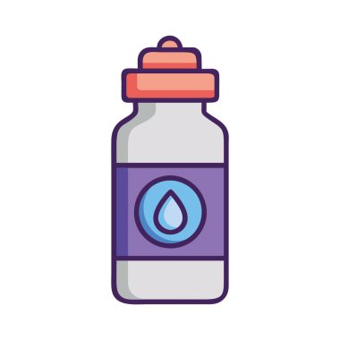 Bir şişe hidrasyon ikonu iyileşmek için ideal