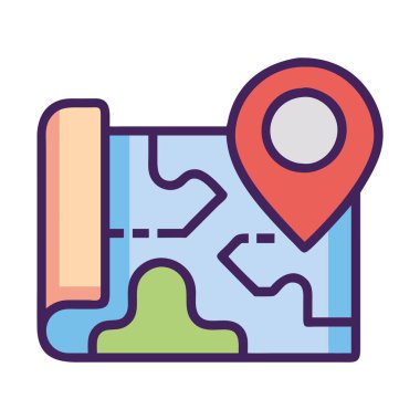 Koşu yolları için bir harita simgesi