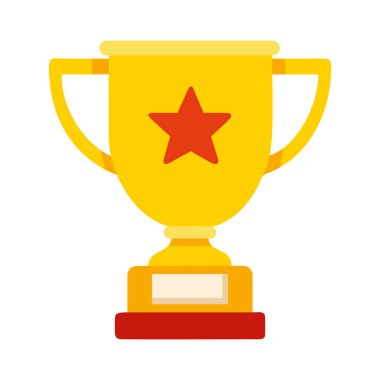 Cesur bir yıldızın yer aldığı altın bir kupa ikonu
