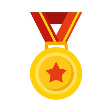 Yıldız ikonlu bir altın ödül kurdelesi.