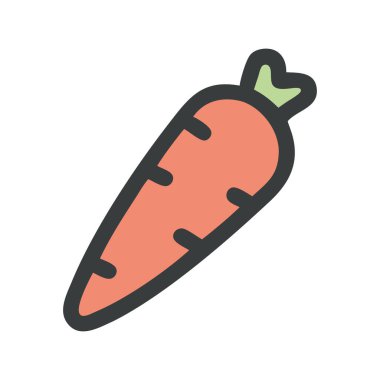 Taze portakal havuç izole