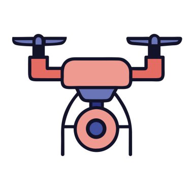 Drone teknolojik cihaz yenilik çizimi