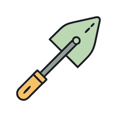 Sürdürülebilir organik tarım için kullanılan bir kürek.