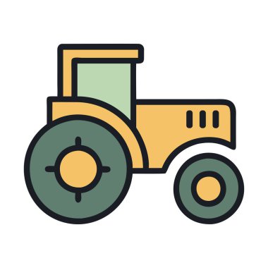 Sürdürülebilir organik tarım için kullanılan bir traktör.