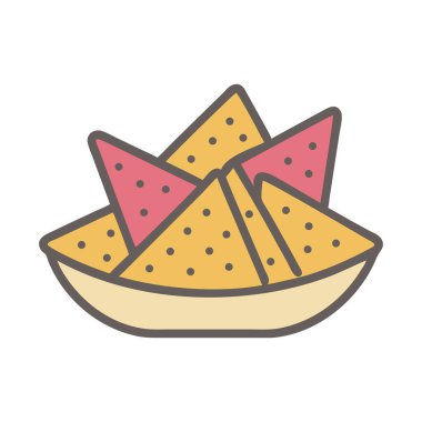 Bir tabak nacho Lezzetli sokak yemekleri