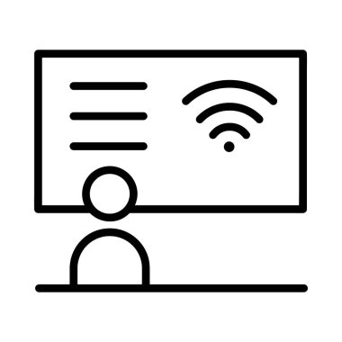 AI eğitim ekranı illüstrasyonu