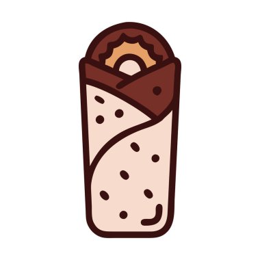 Çikolatayla dolu kahvaltı dürümü