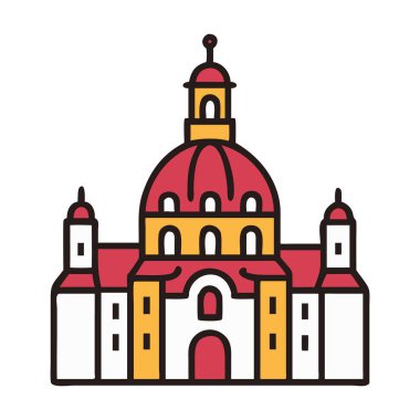 Alman mirası olan barok katedrali.