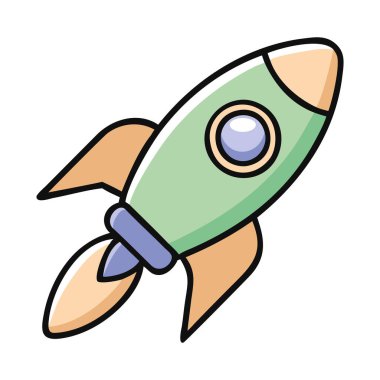 Roket fırlatılıyor uzay keşfi bilim kurgu fütüristik seyahat