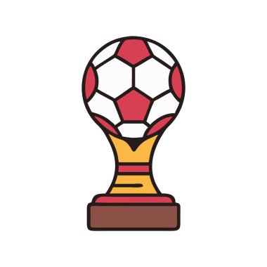 Futbol kupası Alman futbolunu simgeliyor.