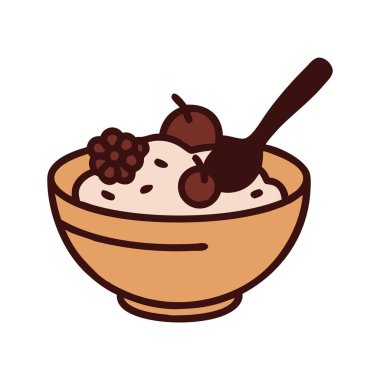 Lezzetli kahvaltı için çikolatalı mısır gevreği.