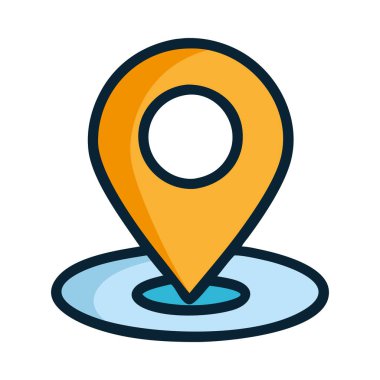 Telekomünikasyon GPS 'i kablosuz vektör çizimi