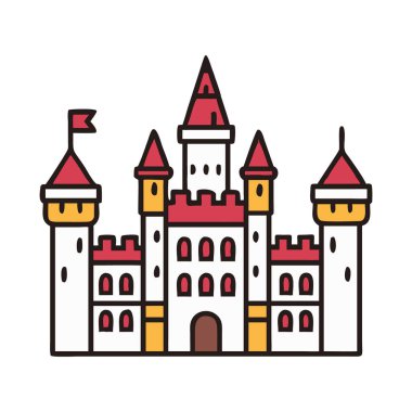 Alman tarihinin kırmızı çatılı bir masal kalesi.