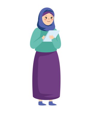 Başörtüsü Öğrencisi Mütevazi Müslüman kitabı