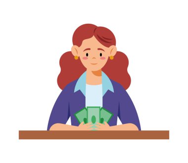 Paralı kadınları sayıyorum.