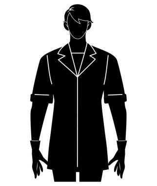 Doktor Siluet Tıbbi Şahıs Profesyonel