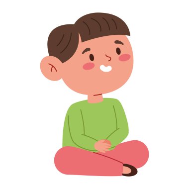 Anaokulu Çocuk Gülen Çocuk Sınıfı Karakteri Mutlu Eğitim Çizgi Roman Okulu Öğreniyor