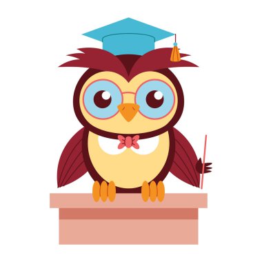 Baykuş Öğretmenliği Podyum Dersi Çizgi Film Pointer Eğitim Okulu Bilgi Konuşması Bilgelik Karakteri