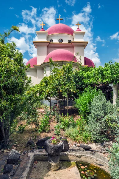 Monastère Grec Orthodoxe Des Saints Apôtres Sur Les Rives Mer — Photo