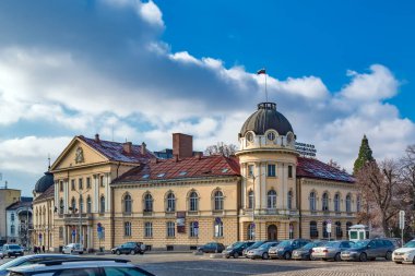 SOFYA, BULGARIA - HAZİRAN 02, 2020: Bulgaristan Bilim ve Kütüphane Akademisi Binası.