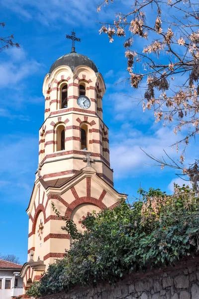 Zvonice Kostela Sveta Nedelya Bulharském Plovdivu Stock Obrázky