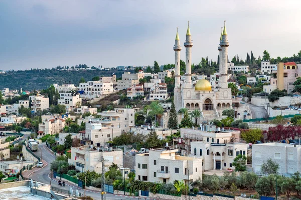 Mešita Kadyrov Arabském Předměstí Jeruzaléma Abu Ghosh Izrael Stock Fotografie