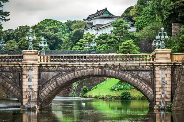 Japon Mparatorunun Tokyo Ikamet Yeri Stok Resim