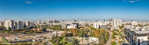 Tel Aviv Israel Grudzień 2023 Panorama Gush Dan Tel Awiw Obraz Stockowy
