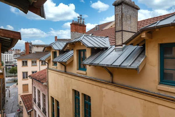 View Roofs Old District Named Saint Jean Lyon France — Stockfoto