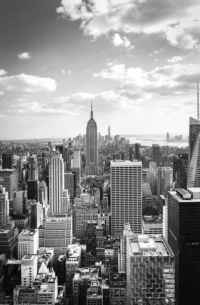 New York City Skyline Urban Skyscrapers Sunset Usa — Stock Photo, Image