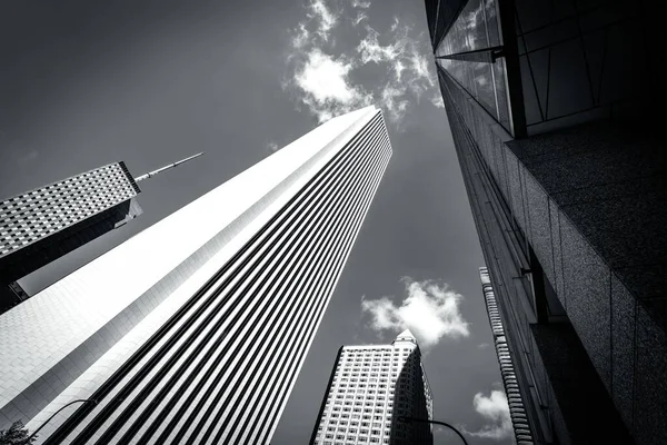 Чикагские Здания Патриотический Флаг Чикаго Иллинойс Сша — стоковое фото