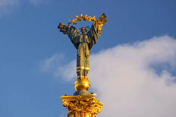 Kyiv Ukraine November 2022 Independence Monument Maidan Nazalezhnosti Kyiv — Stock Photo, Image