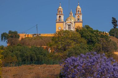Giant Pyramid of Cholula and Santuario de la Virgen de los Remedios, Mexico