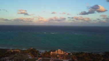 Cancun sahili manzaralı, Meksika