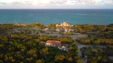 Cancun sahili manzaralı, Meksika