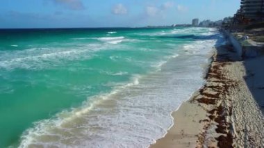 Cancun sahili manzaralı, Meksika