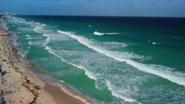 Cancun sahili manzaralı, Meksika