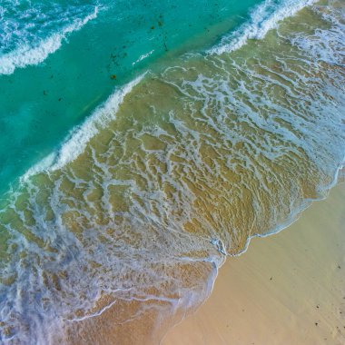 Cancun sahili manzaralı, Meksika